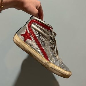 Golden Goose High Top Slide Sneaker Size 35
